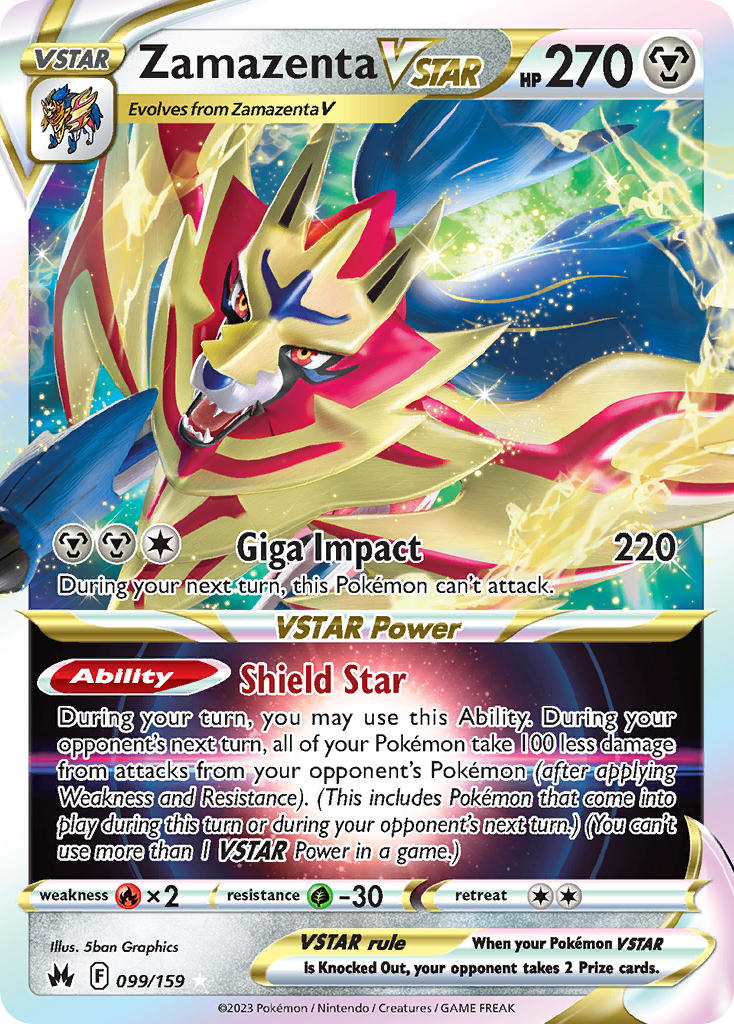 Zamazenta VSTAR - 099/159 - Scroll and Circuit Games